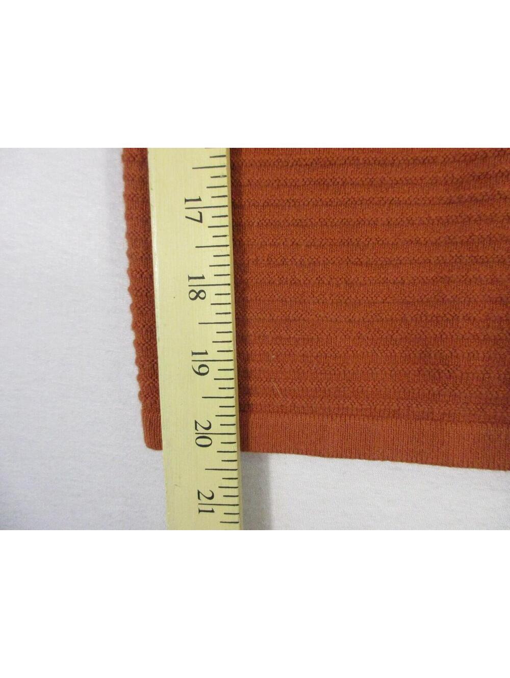 French Connection Womens Pullover Turtleneck Sweater Long Sleeve Size M Orange - Picture 3 of 6